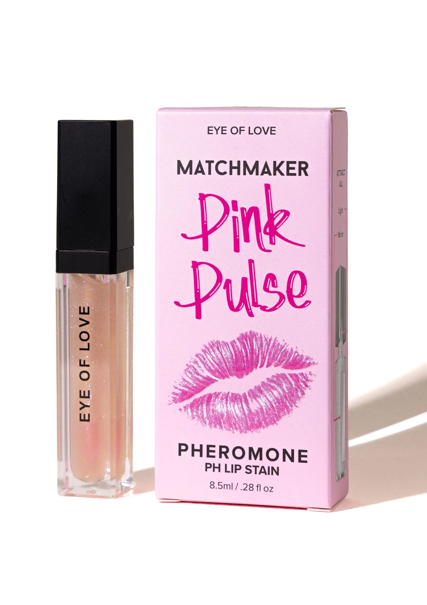 Pink Pulse Pheromone Lip Gloss 8ml by Eye of Love Matchmaker