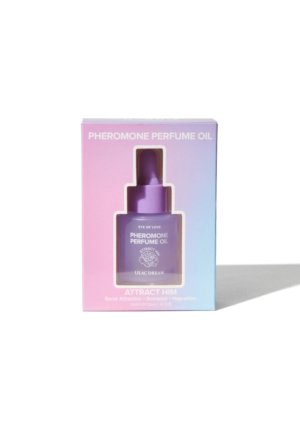 Bestel: Phero Perfum Dropper Attract Him 20 ml byEye of Love Bloom - bij Happytoys: de erotische sex webshop | liever Happy dan Easy ⭐⭐⭐⭐⭐ - Lilac Dream - 93961 - LILACDREAM - 20