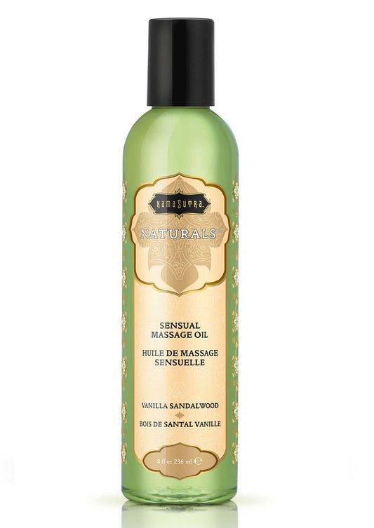 Bestel: Naturals Massage Oil 236 ml - bij Happytoys: de erotische sex webshop | liever Happy dan Easy ⭐⭐⭐⭐⭐ - Default Title - 94005 - VANILLA - 236