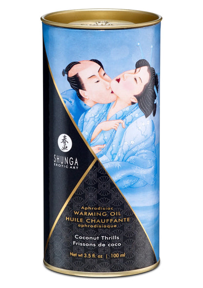 Beste vandaag nog: Warming Oil - Creamy Latte - 100 ml by Shunga - bij Happytoys Sexshop: Toys for Feeling Happy & Easy 😊