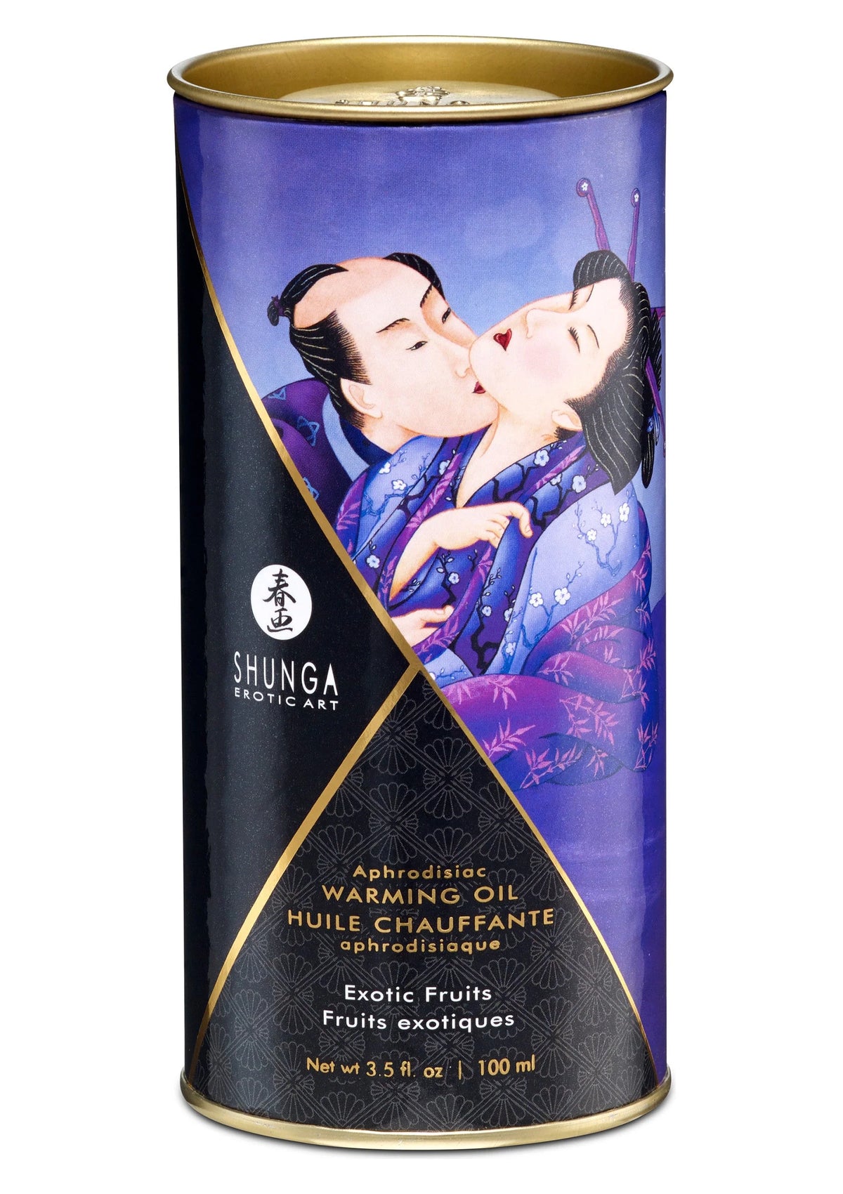 Beste vandaag nog: Warming Oil - Sparkling Strawberry Wine - 100 ml by Shunga - bij Happytoys Sexshop: Toys for Feeling Happy & Easy 😊