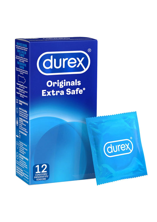Beste vandaag nog: Extra Safe 6 x 12 condoms by Durex - bij Happytoys Sexshop: online sex shop for Feeling Happy & Easy 😊