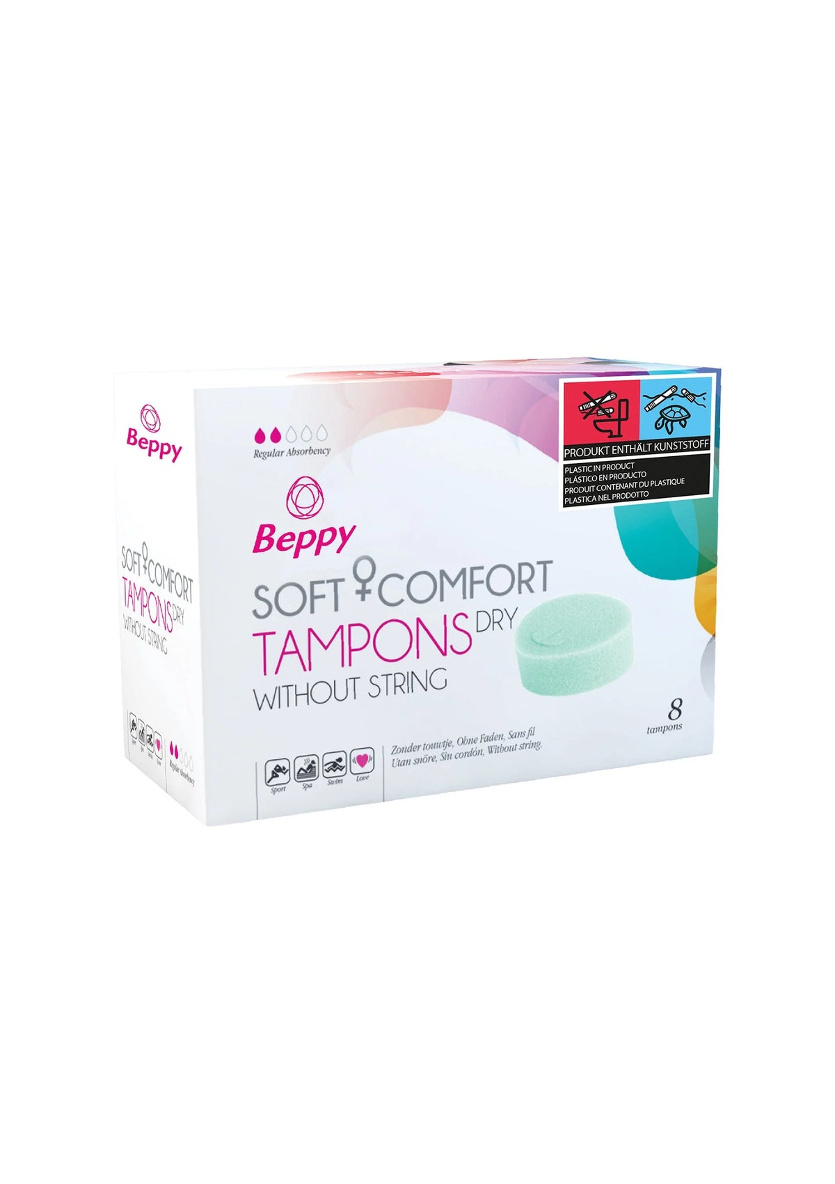 Bestel: Beppy Soft & Comfort Dry 8pcs - bij Happytoys: de erotische sex webshop | liever Happy dan Easy ⭐⭐⭐⭐⭐ - Default Title - 96203 - NATUREL