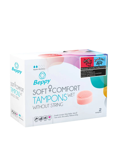 Bestel: Soft & Comfort Wet 2 pcs by Beppy - bij Happytoys: de erotische sex webshop | liever Happy dan Easy ⭐⭐⭐⭐⭐ - Default Title - 96209 - NATUREL
