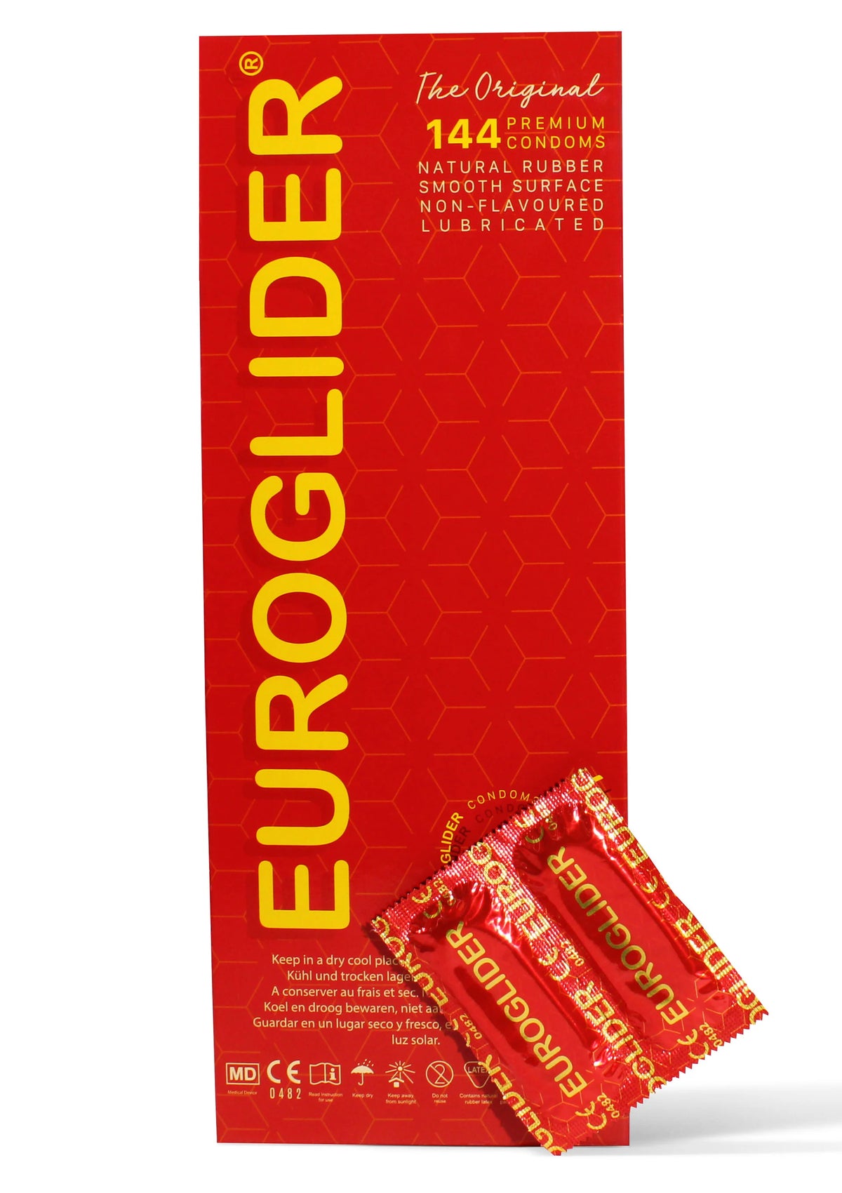 Beste vandaag nog: Condoms 144pcs by Euroglider - bij Happytoys