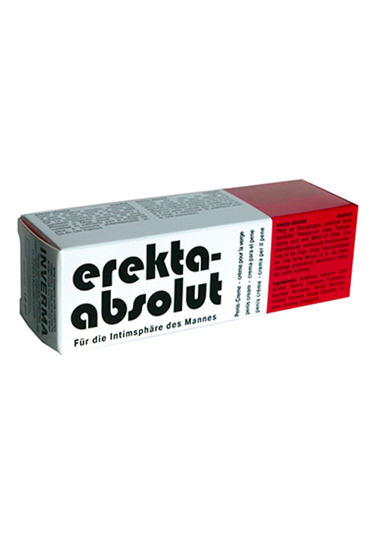 Bestel: Erekta Absolut Cream 18 ml by Inverma - bij Happytoys.nl, happytoys.be, Happytoys.ae: erotische sex webshop | liever Happy dan Easy ⭐⭐⭐⭐⭐ - Default Title - 96701 - NATUREL - 18