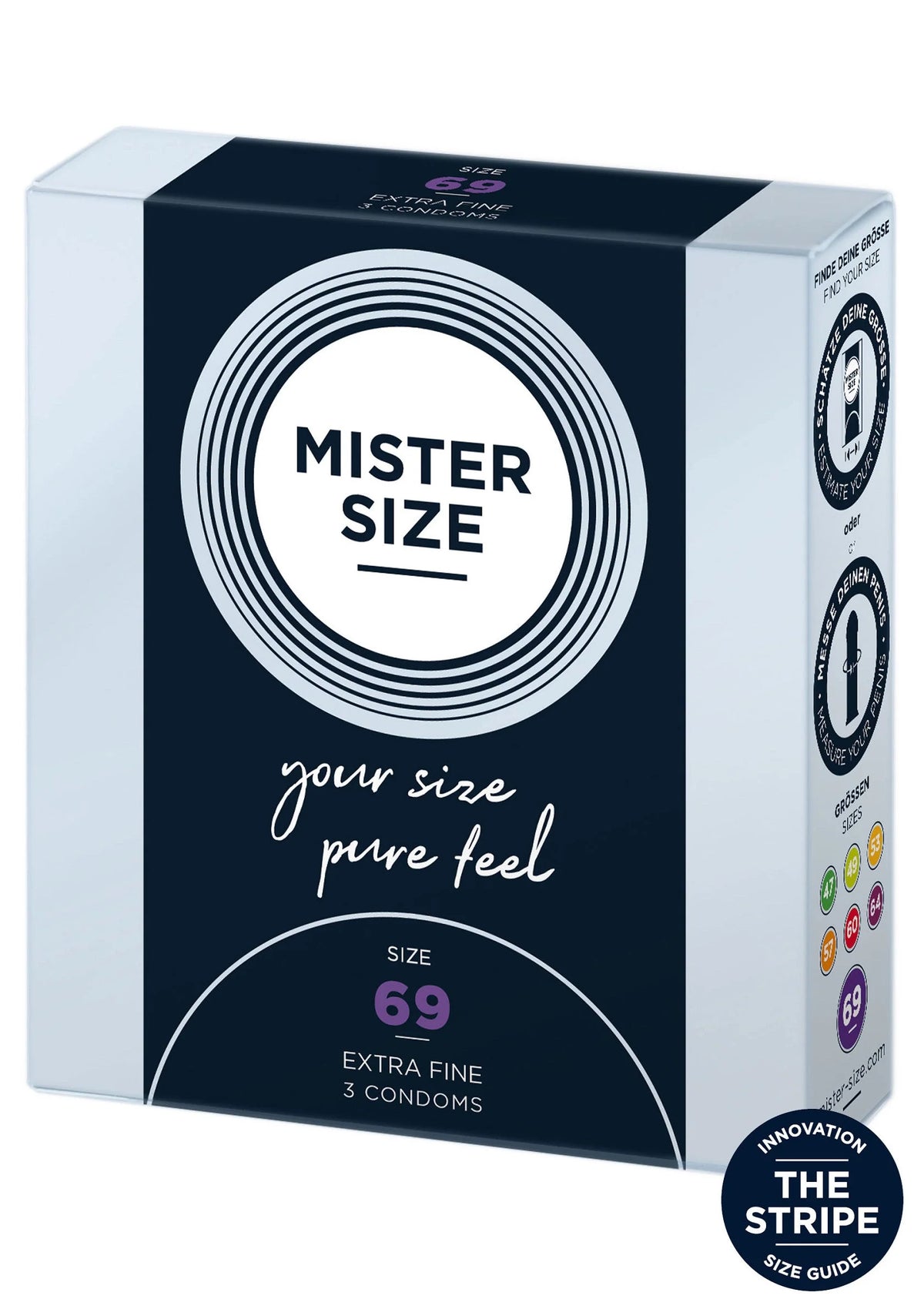 Bestel: 69mm Condoms 3pcs by Mister Size - bij Happytoys.nl, happytoys.be, Happytoys.ae: erotische sex webshop | liever Happy dan Easy ⭐⭐⭐⭐⭐ - Default Title - 97116 - NATUREL