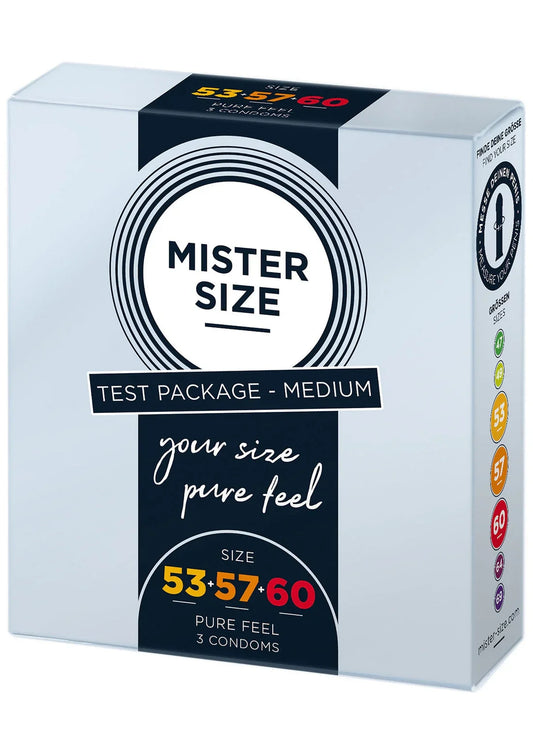 Condooms 53-57-60mm 3-pack by Mister Size