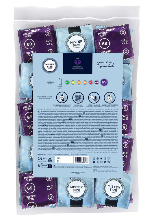 Beste vandaag nog: MISTER SIZE 69mm Condoms 100pcs - bij Happytoys Sexshop: online sex shop for Feeling Happy & Easy 😊