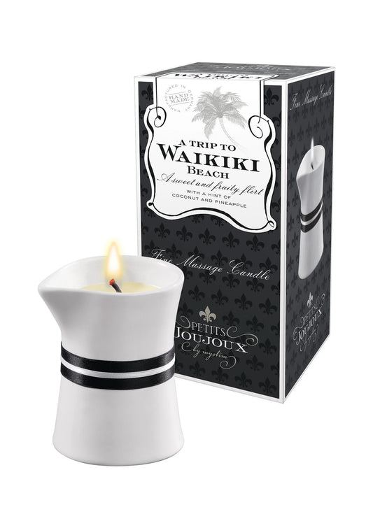Bestel: Massage Candle Waikiki 120 gr by Petit Joujoux - bij Happytoys: de erotische sex webshop | liever Happy dan Easy ⭐⭐⭐⭐⭐