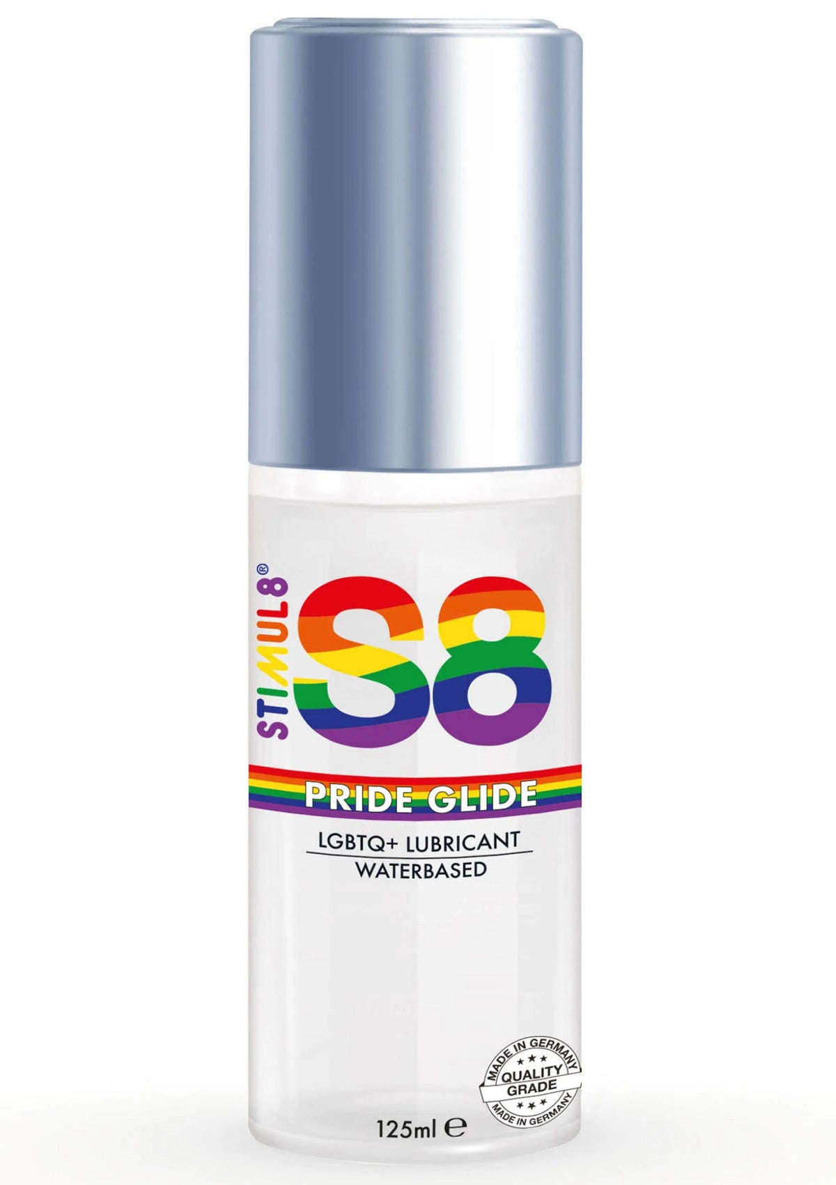 Bestel: Waterbased Pride Glide Lube 125ml by S8 - bij Happytoys.nl, happytoys.be, Happytoys.ae: erotische sex webshop | liever Happy dan Easy ⭐⭐⭐⭐⭐ - Default Title - 97395 - NATUREL - 125