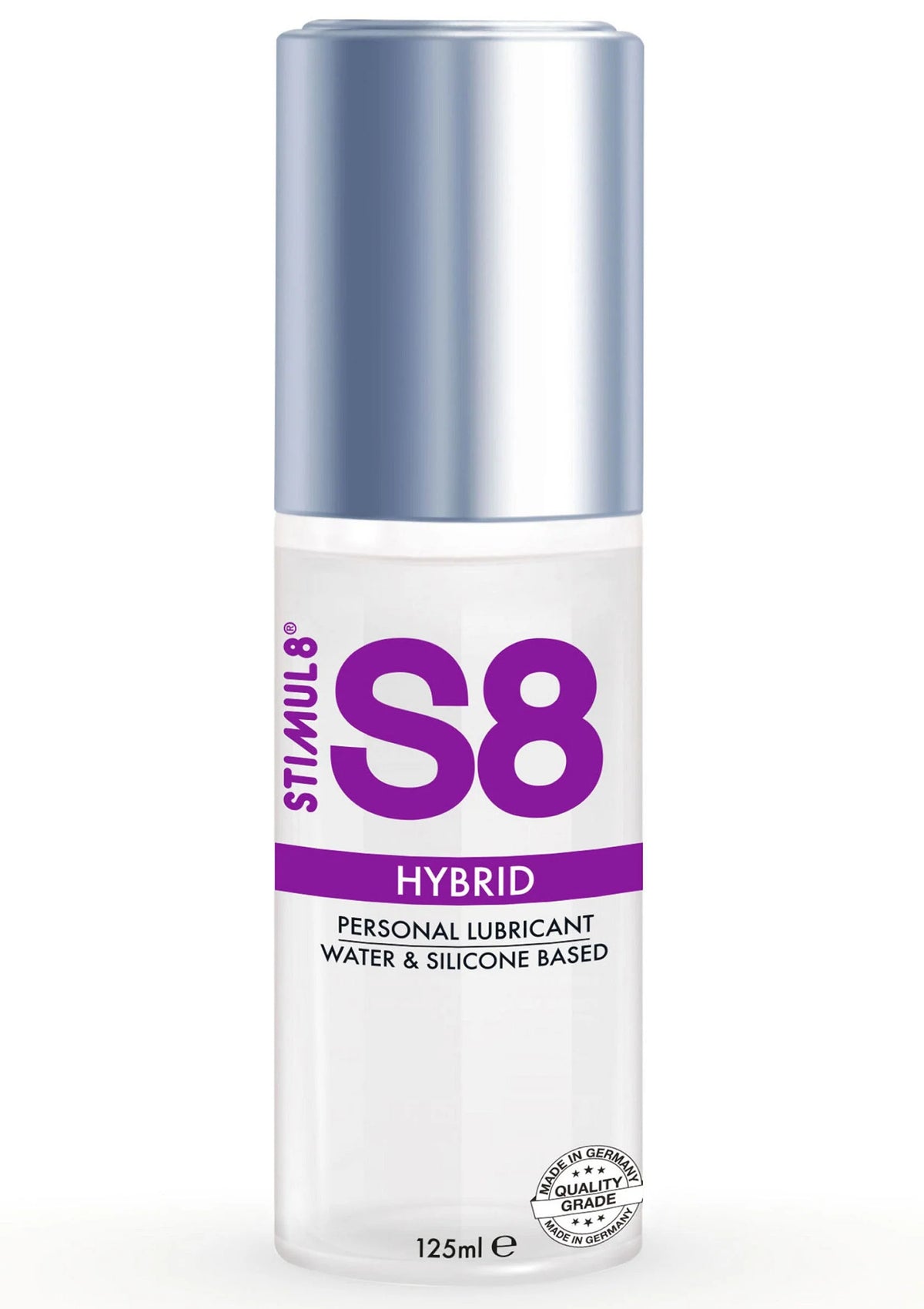 Bestel: S8 Hybrid Lube 125ml Glijmiddel - bij Happytoys.nl, happytoys.be, Happytoys.ae: erotische sex webshop | liever Happy dan Easy ⭐⭐⭐⭐⭐ - Default Title - 97411 - NATUREL - 125
