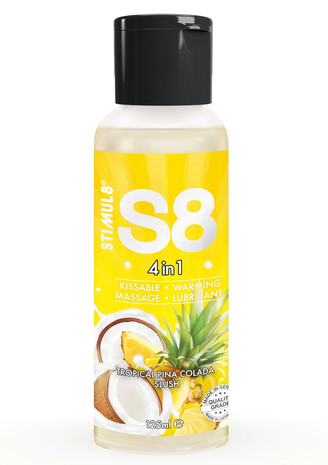 S8 4-in-1 Dessert Lubricant 125 ml by Stimul8 - Happytoys Sexshop: online sex shop for Feeling Happy & Easy 😊 - Discreet geleverd