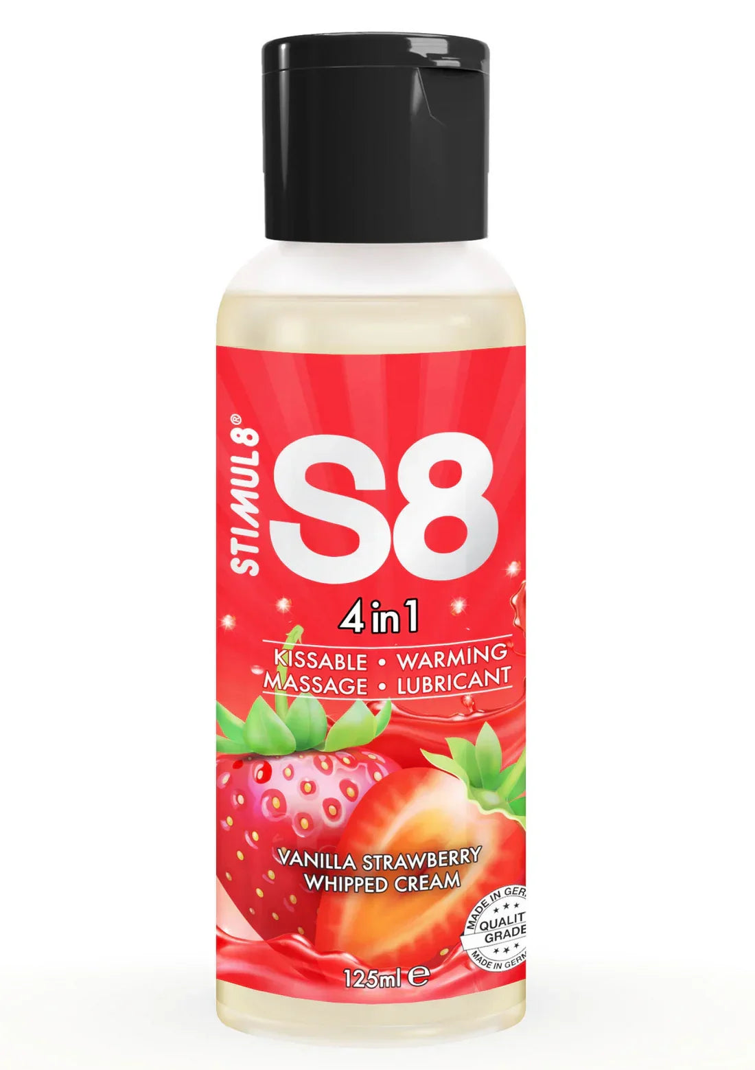 S8 4-in-1 Dessert Lubricant 125 ml by Stimul8 - Happytoys Sexshop: online sex shop for Feeling Happy & Easy 😊 - Discreet geleverd