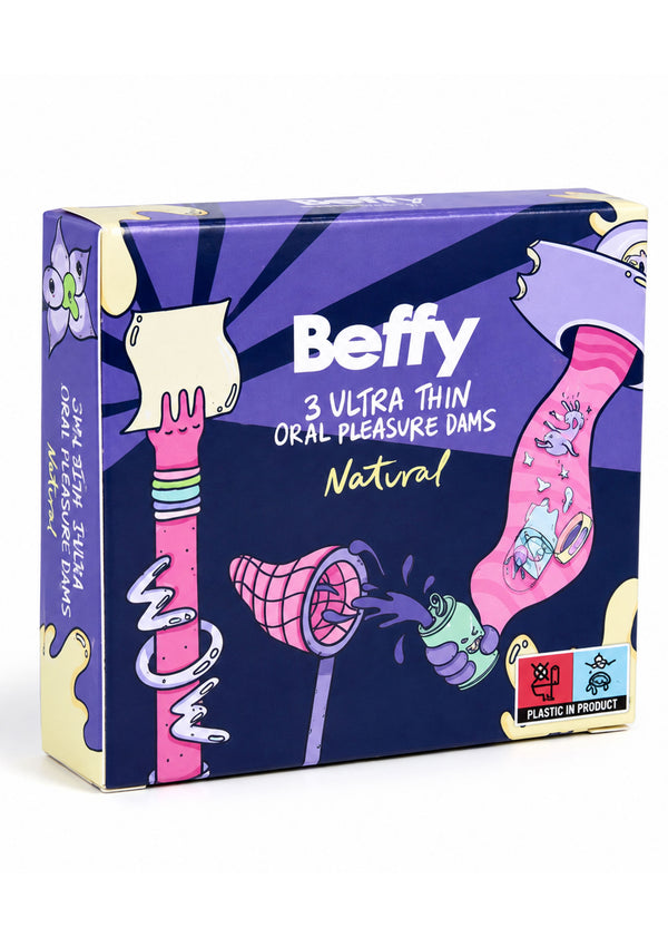 Bestel: Beffy Oral Dams 2pcs by Happytoys - bij Happytoys: de erotische sex webshop | liever Happy dan Easy ⭐⭐⭐⭐⭐