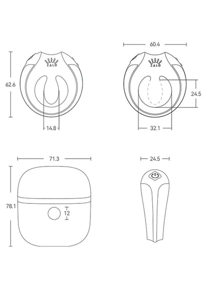 Apis Vibrating Couples Ring by Zalo
