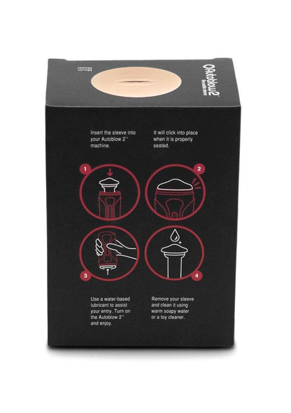 2+ Mouth Sleeve B by Autoblow - Happytoys Sexshop: Toys for Feeling Happy & Easy 😊 - Discreet geleverd