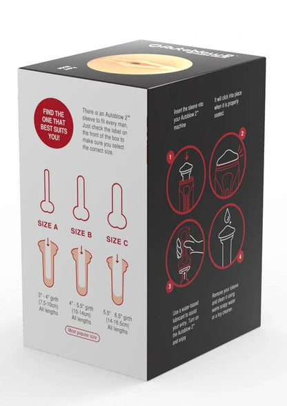 ♂ Autoblow 2+ Vagina Sleeve A - Happytoys Sexshop: Toys for Feeling Happy & Easy 😊 - Discreet geleverd