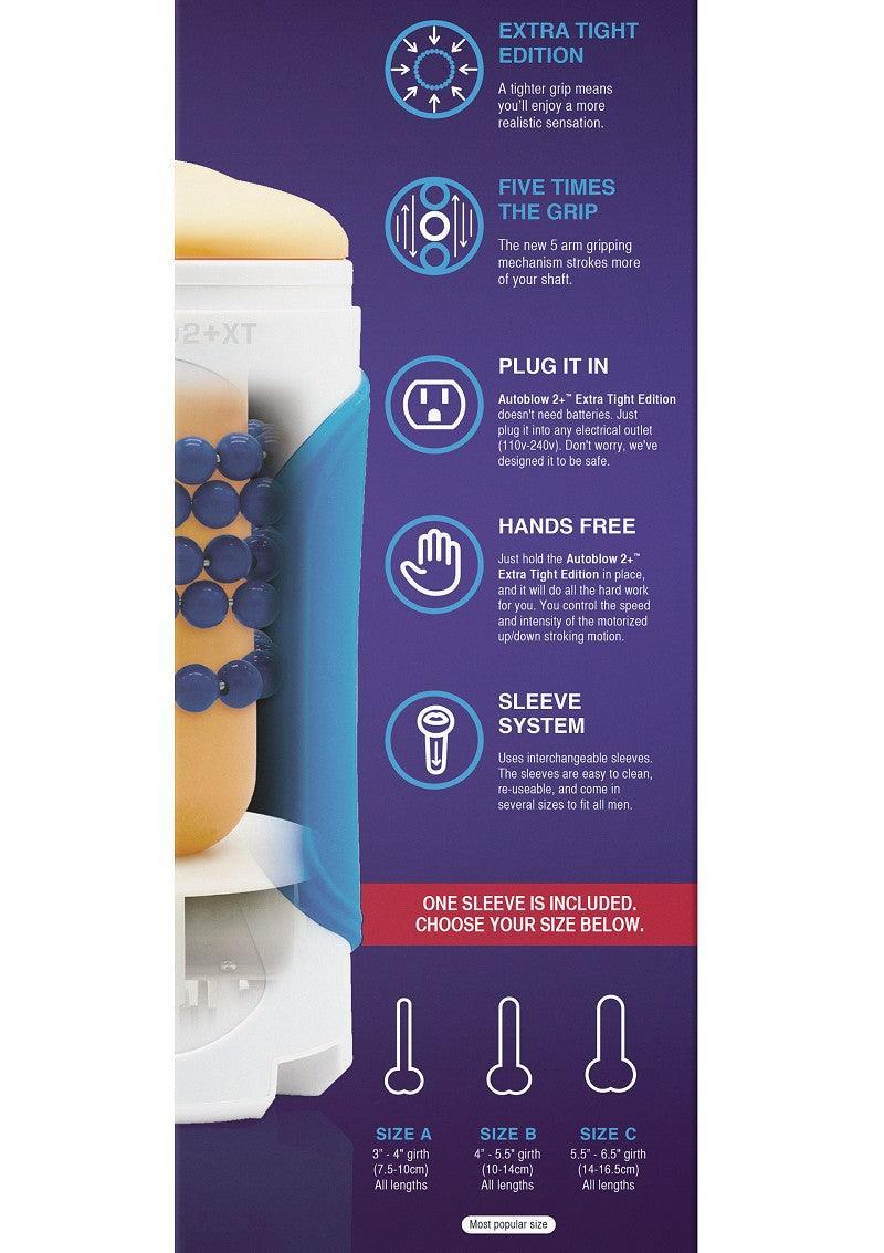 2+ XT Machine size A Masturbator / Stroker by Autoblow - Happytoys Sexshop: Toys for Feeling Happy & Easy 😊 - Discreet geleverd