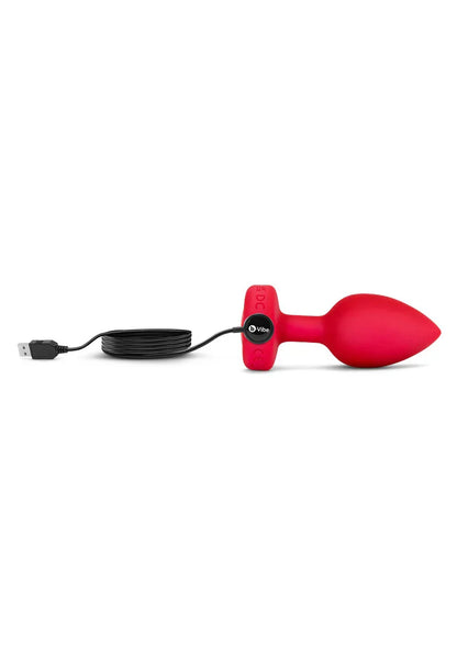 ♂ ♀ B-Vibe Vibrating Heart Plug M/L - Happytoys Sexshop: Toys for Feeling Happy & Easy 😊 - Discreet geleverd