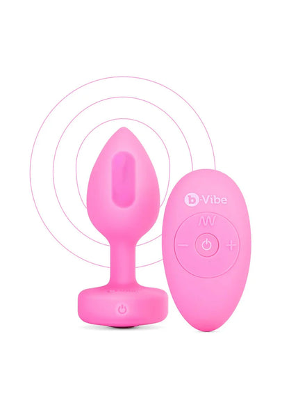 Vibrating Heart Plug S/M by B-Vibe - Happytoys Sexshop: Toys for Feeling Happy & Easy 😊 - Discreet geleverd