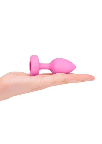 Vibrating Heart Plug S/M by B-Vibe - Happytoys Sexshop: Toys for Feeling Happy & Easy 😊 - Discreet geleverd