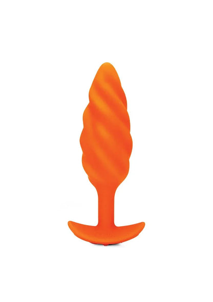 ♂ ♀ B-Vibe Swirl Texture Plug - Happytoys Sexshop: Toys for Feeling Happy & Easy 😊 - Discreet geleverd