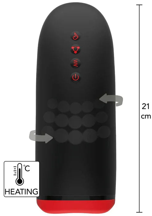 Beaded Tongue Masturbator by Hidden Desire - Happytoys Sexshop: Toys for Feeling Happy & Easy 😊 - Discreet geleverd