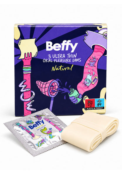 Bestel: Beffy Oral Dams 2pcs by Happytoys - bij Happytoys: de erotische sex webshop | liever Happy dan Easy ⭐⭐⭐⭐⭐