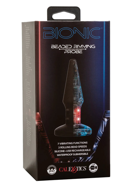 Bionic Beaded Rimming Probe by CalExotics - Happytoys Sexshop: Toys for Feeling Happy & Easy 😊 - Discreet geleverd