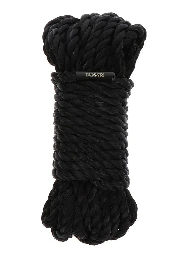 Bestel: Bondage Rope 10 Meter 7 mm Black by Taboom - bij Happytoys: de erotische sex webshop | liever Happy dan Easy ⭐⭐⭐⭐⭐