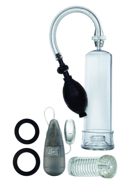 Apollo Sta-Hard Kit Penis pomp met cockring by CalExotics - Happytoys Sexshop: Toys for Feeling Happy & Easy 😊 - Discreet geleverd