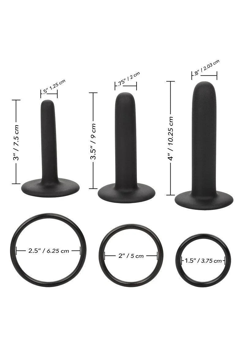 ♀ CalExotics Boundless Silicone Pegging Kit - Happytoys Sexshop: Toys for Feeling Happy & Easy 😊 - Discreet geleverd