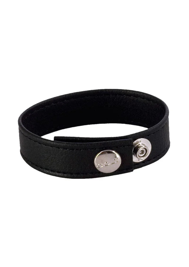 COLT Leather C/B Strap Adjustable 3-Snap by CalExotics - Happytoys Sexshop: Toys for Feeling Happy & Easy 😊 - Discreet geleverd