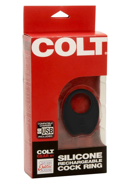 COLT Silicone Rechargeable Cock Ring by CalExotics - Happytoys Sexshop: online sex shop for Feeling Happy & Easy 😊 - Discreet geleverd