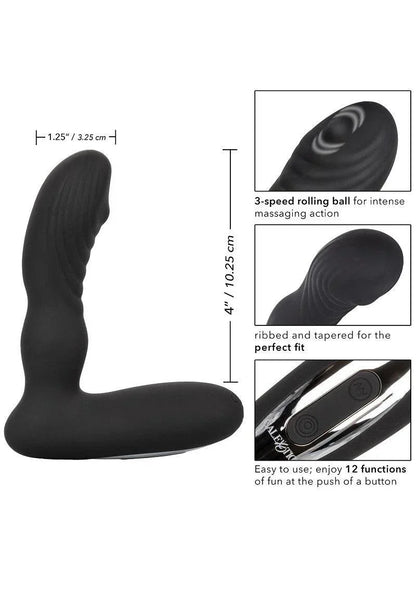 Eclipse Roller Ball Probe Anaal Vibrator by CalExotics - Happytoys Sexshop: Toys for Feeling Happy & Easy 😊 - Discreet geleverd