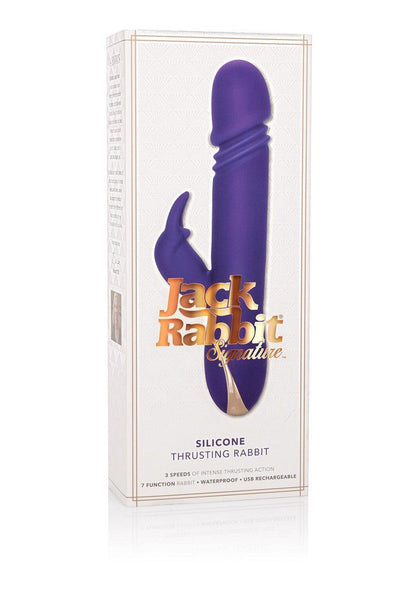 Jack Rabbit Signature Silicone Thrusting Rabbit by CalExotics - Happytoys Sexshop: Toys for Feeling Happy & Easy 😊 - Discreet geleverd