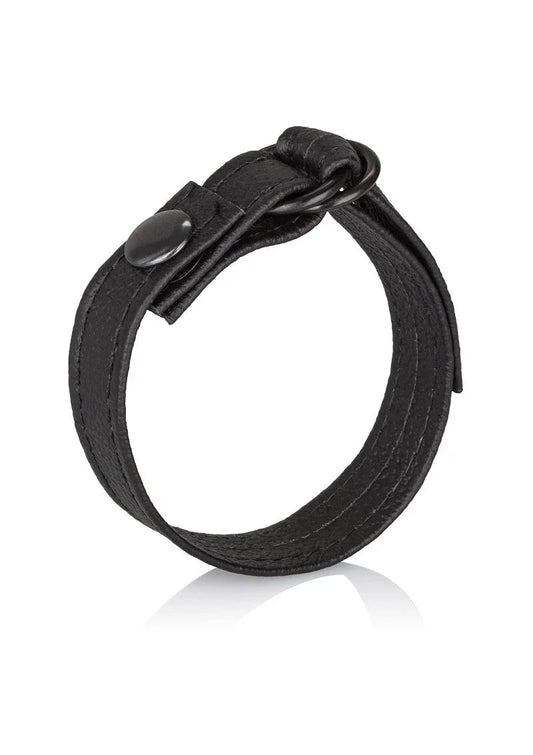 Leather Cinch Cockring by CalExotics - Happytoys Sexshop: Toys for Feeling Happy & Easy π - Discreet geleverd