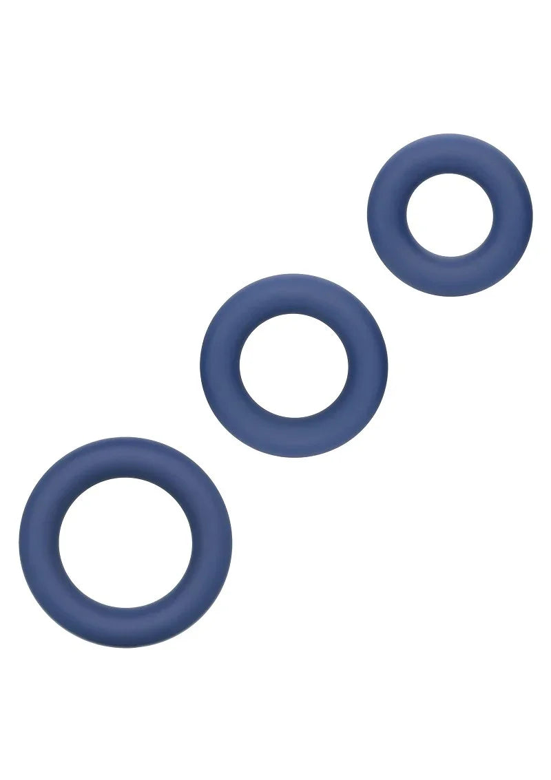 ♂ CalExotics Link Up Ultra-Soft Elite Set Cockring - Happytoys Sexshop: Toys for Feeling Happy & Easy 😊 - Discreet geleverd