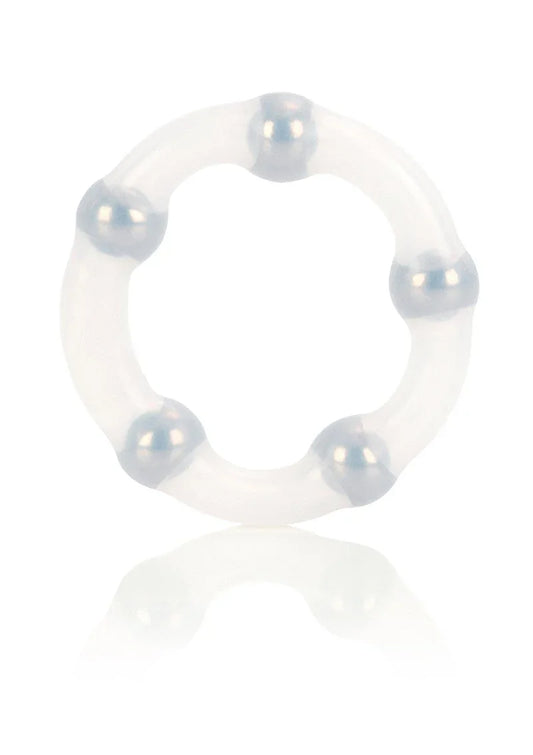 Metallic Bead Ring by CalExotics - Happytoys Sexshop: Toys for Feeling Happy & Easy π - Discreet geleverd