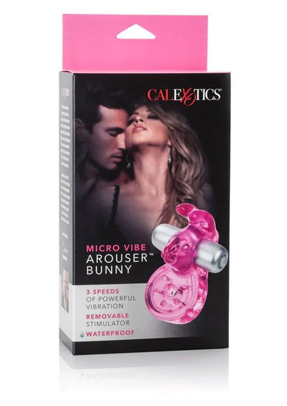 Micro Vibe Arouser Bunny Cockring by CalExotics - Happytoys Sexshop: Toys for Feeling Happy & Easy 😊 - Discreet geleverd