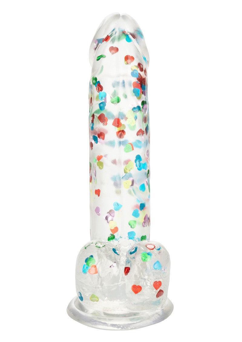 ♂ ♀ CalExotics Naughty Bits I Love Dick Heart-filled Dong - Happytoys Sexshop: Toys for Feeling Happy & Easy 😊 - Discreet geleverd