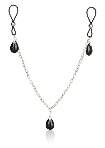 ♀ CalExotics Nipple Play Non-Piercing Nipple Chain Jewelry tepel sierraad - Happytoys Sexshop: Toys for Feeling Happy & Easy 😊 - Discreet geleverd