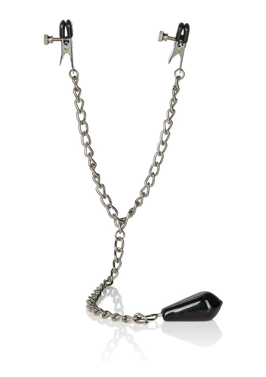 Weighted Nipple Clamps by CalExotics - Happytoys Sexshop: Toys for Feeling Happy & Easy π - Discreet geleverd
