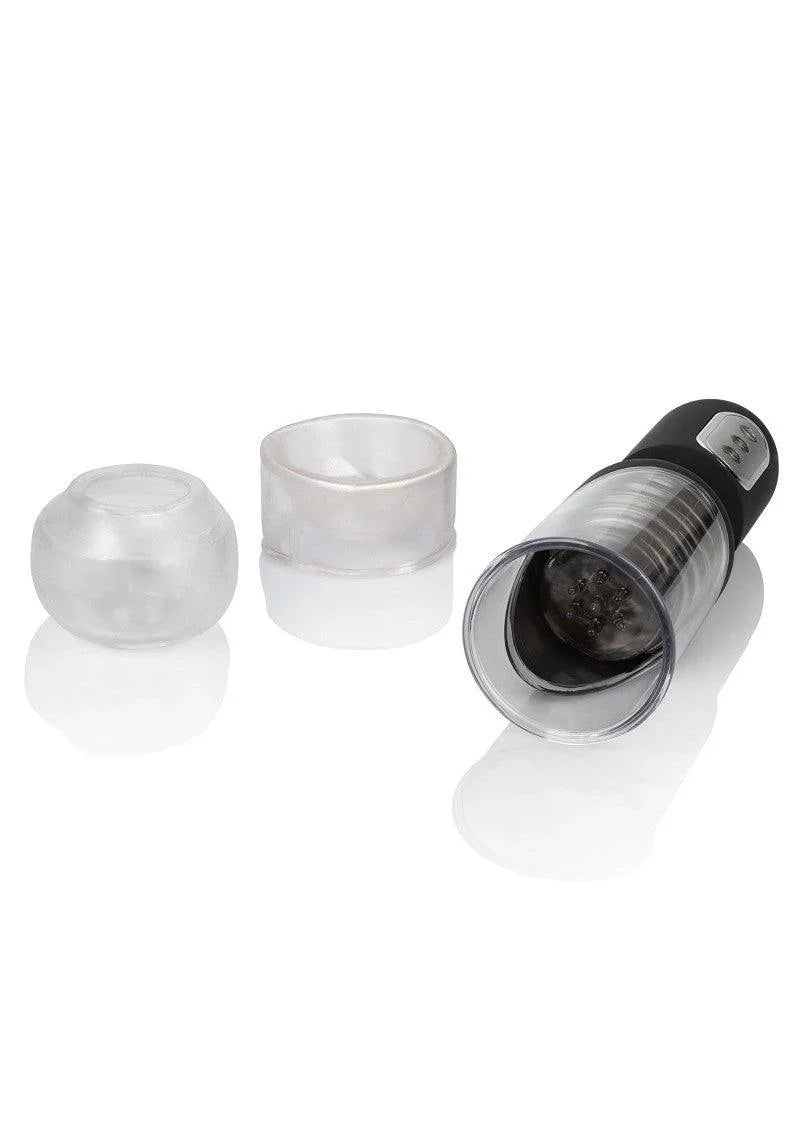 ♂ CalExotics Optimum Series Get Hard Head Pump Set - Happytoys Sexshop: Toys for Feeling Happy & Easy 😊 - Discreet geleverd