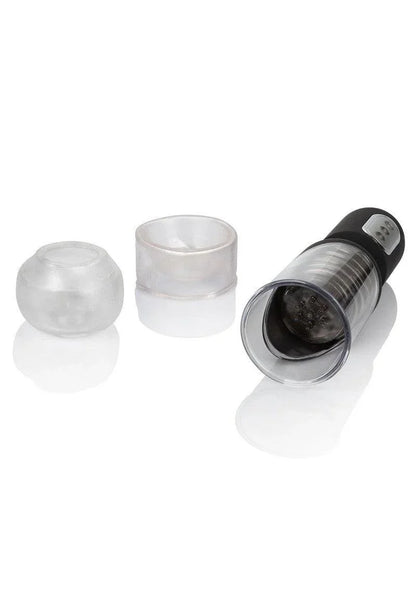 ♂ CalExotics Optimum Series Get Hard Head Pump Set - Happytoys Sexshop: Toys for Feeling Happy & Easy 😊 - Discreet geleverd