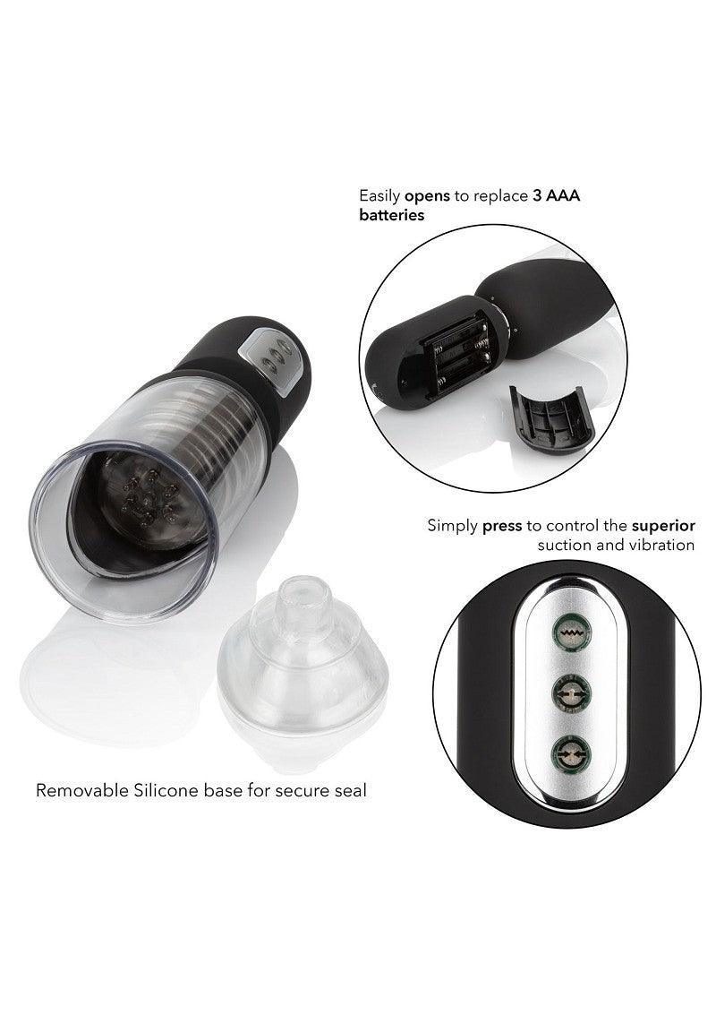 ♂ CalExotics Optimum Series Get Hard Head Pump Set - Happytoys Sexshop: Toys for Feeling Happy & Easy 😊 - Discreet geleverd