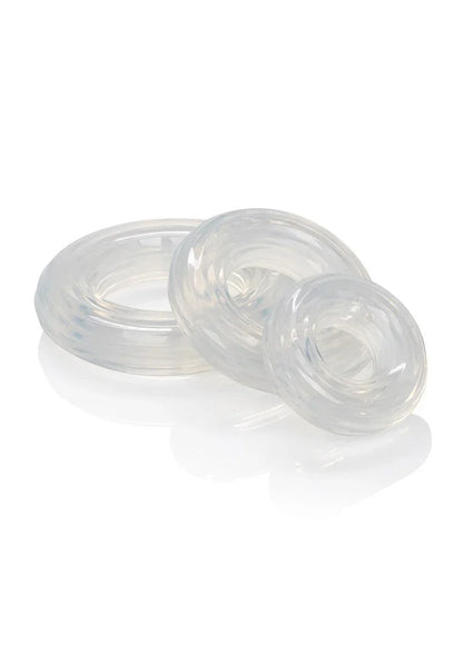 CalExotics Premium Silicone Ring Set - Happytoys Sexshop: Toys for Feeling Happy & Easy 😊 - Discreet geleverd