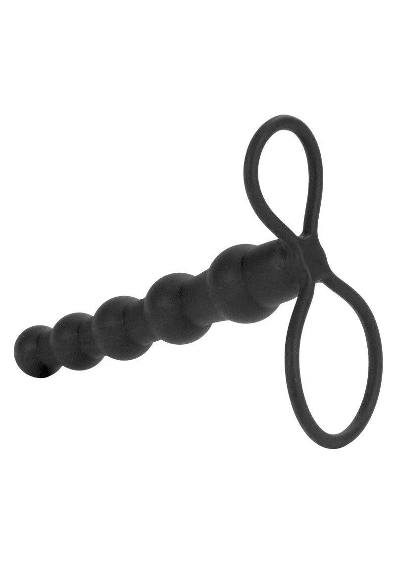 Silicone Beaded Double Rider for Double Penetration by CalExotics - Happytoys Sexshop: Toys for Feeling Happy & Easy 😊 - Discreet geleverd