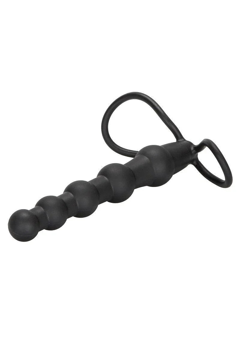 Silicone Beaded Double Rider for Double Penetration by CalExotics - Happytoys Sexshop: Toys for Feeling Happy & Easy 😊 - Discreet geleverd